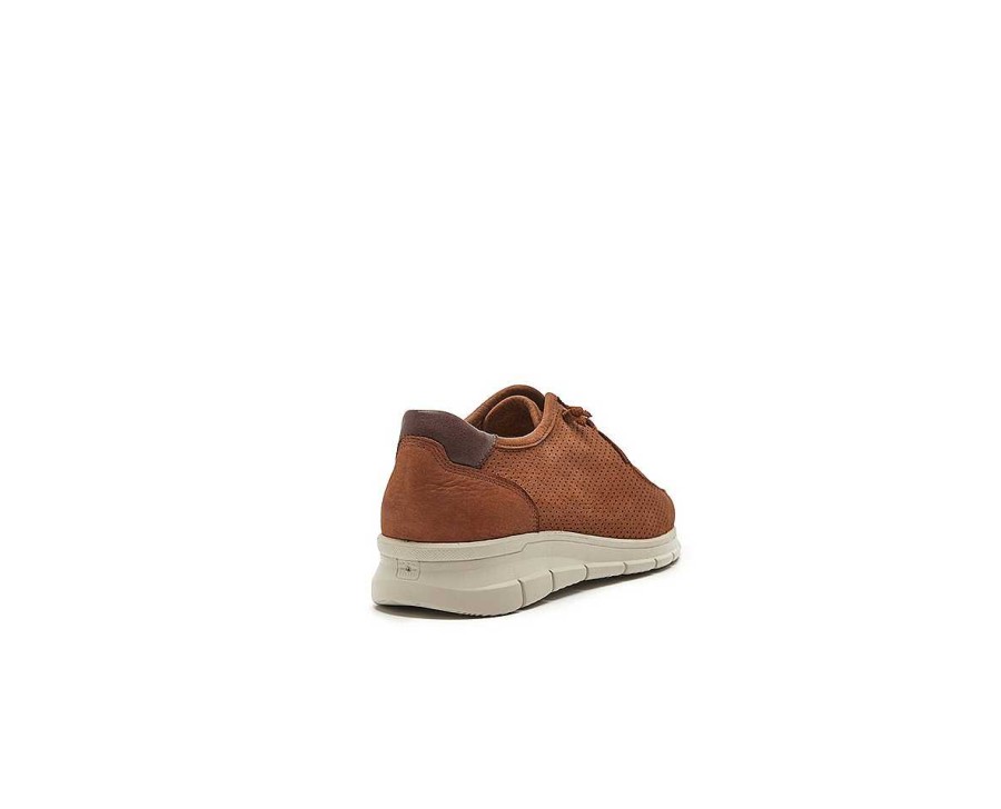 Men 24hrs | Blucher Piel Nobuck Perforada Cordon Elastico.