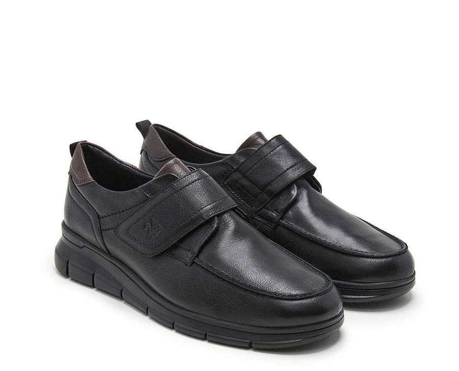 Men 24hrs | Combined Leather Velcro Blucher.