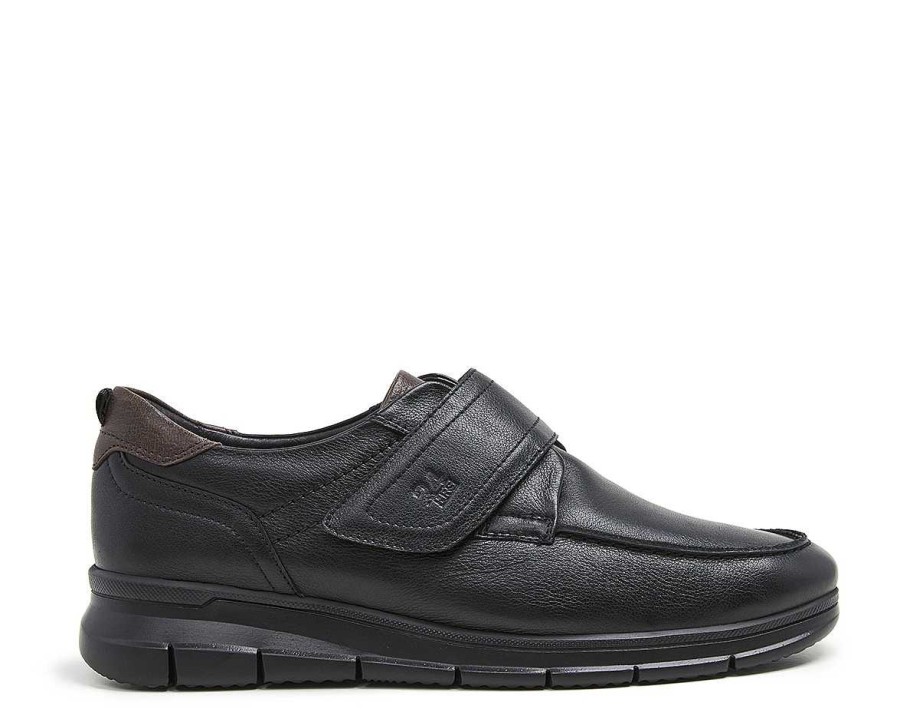 Men 24hrs | Combined Leather Velcro Blucher.