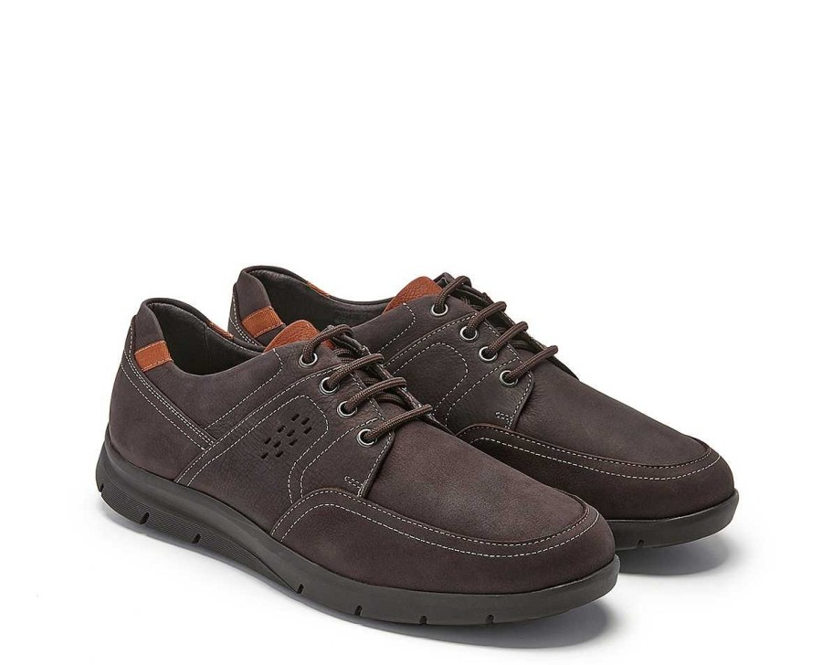 Men 24hrs | Blucher Combined Leather Detail.